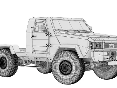 Cargo base vehicle 3D model