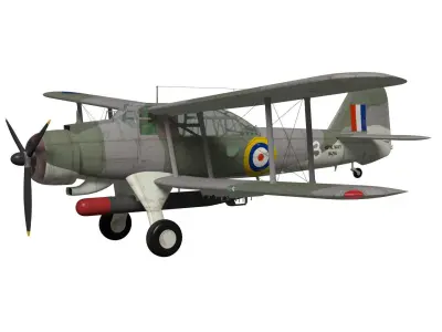 Fairey Albacore 3D model