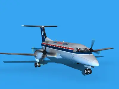 Embraer EMB120 AirMinas 3D model