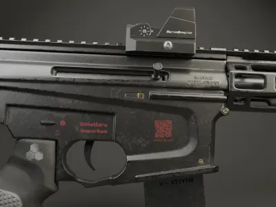 RIFLE ag Low-poly 3D model