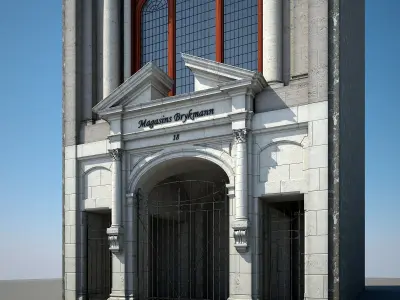 Old Building XXI 3D model