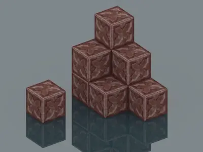  Iron cube Free low-poly 3D model