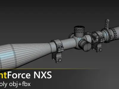NightForce NSX - highpoly 3D model