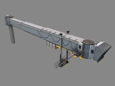 Airbridge LFPG Low-poly 3D model