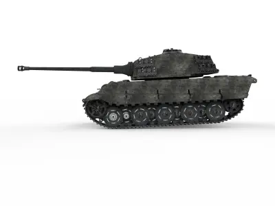 King Tiger 3D model