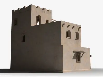Arab x21 Low-poly 3D model