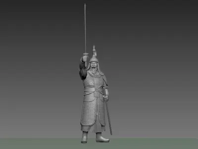  A military general of the Joseon Dynasty  3D print model