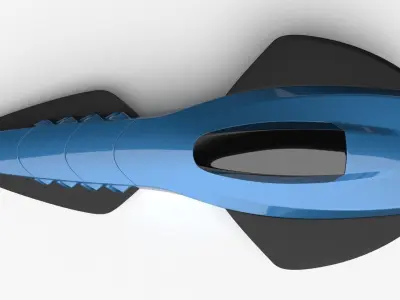 Racing Spaceship Gamma Velorum 3D model