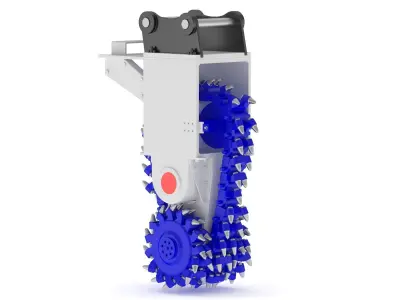 Chain Cutters For Excavator 3D model