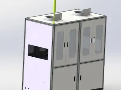 Dispensing and coating all-in-one machine 3D model