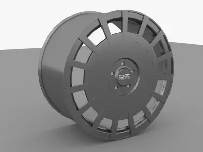 OZ Rally Racing Low-poly 3D model