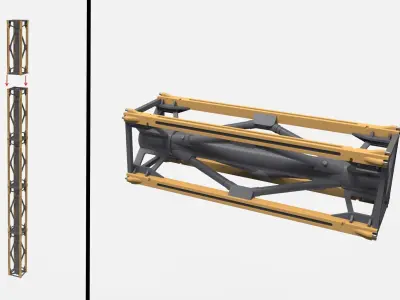 sci-fi Architecture kitbash 42 3D model