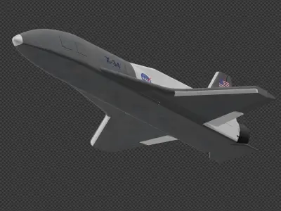 Orbital Sciences Corporation X-34 3D model