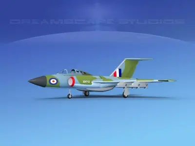 Gloster F-9 Javelin V04 3D model