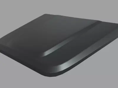 Car Bonnet Mercedes AMG G 63 Low-poly 3D model