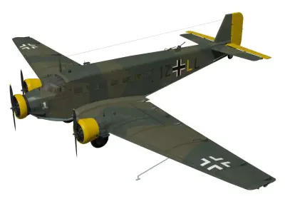 Junkers Ju52 3D model