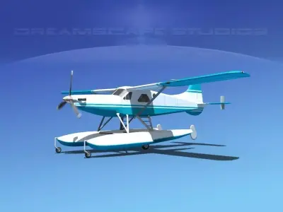 DeHavilland DHC-2 Turbo Beaver V02 3D model