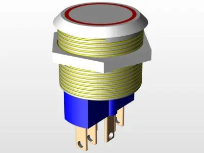 Anti vandal switch SS 3D model