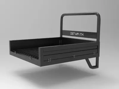 Cajon para Toyota FJ45 Free low-poly 3D model