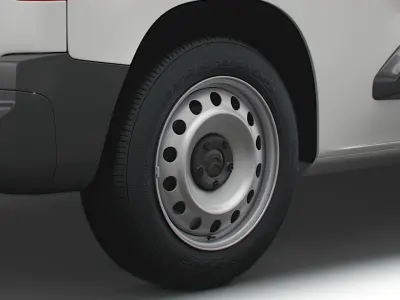Citroen Berlingo Enterprise 2020 wheel 3D model