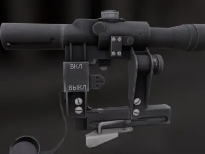 POSP 4x24 Low-poly 3D model