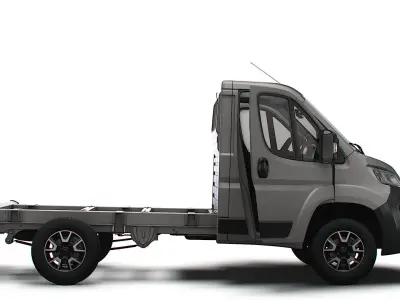 Opel Movano Chassis HQInterior SCab 3000WB 2023 3D model