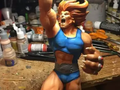 Lion O from Thundercats STL files for 3d printing by CG Pyro 3D print model