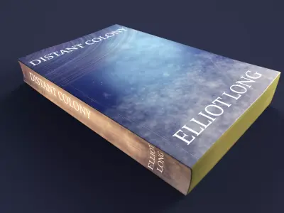 Paperback Book Low-poly 3D model