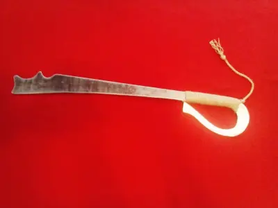 WG 7002 - Ersatz falchion v2 Low-poly 3D model