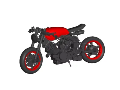 Yamaha XV750 3D model