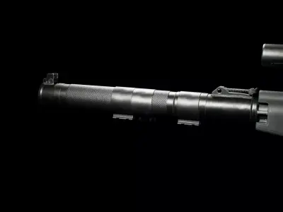 PBR - VSS Vintorez Sniper Rifle - Game-Ready 3D Asset 3D model