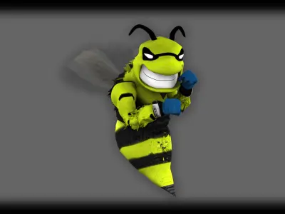 MMA bee 3D model