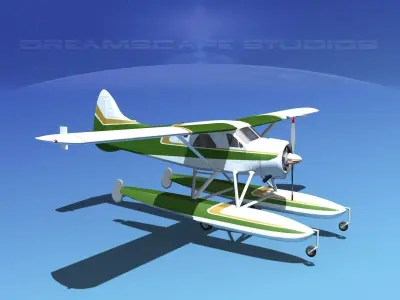 Dehavilland DHC-2 Beaver V05 3D model