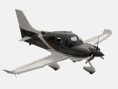 Aircraft Propeller V2 Low-poly 3D model