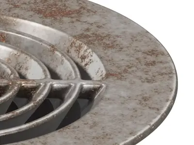 Rusty Air Conditioning Vent 3D model