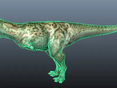 Carnotaurus t - rex 3D model