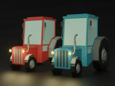 Low Poly Game Ready History Village Free low-poly 3D model