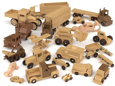 Wooden toy vol 15 3D model