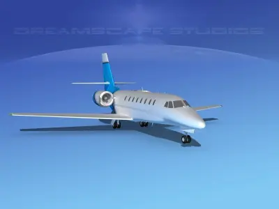 Cessna C680 Citation Soveriegn V14 3D model