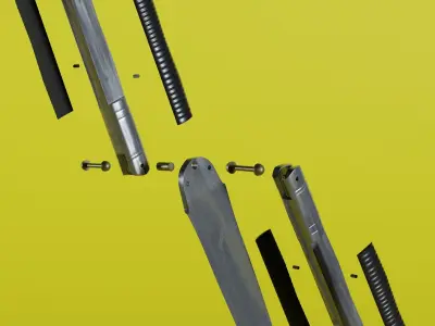 Butterfly Knife 3D model