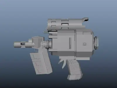 Nail Gun  3D model