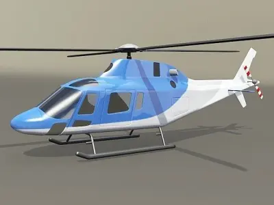 Agusta Westland aw119 Koala helicopter 3D model