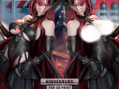 Hindenburg from Azur Lane Commercial Package 3D print model