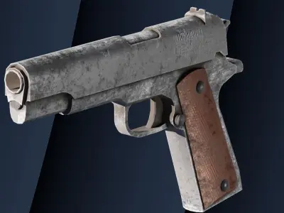 LowPoly FPS Gun Weapon Pack Low-Poly 3D Model Low-poly 3D model