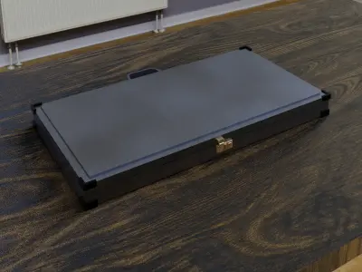 Military Weapon Case Low-poly 3D model