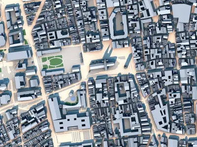 Cathedrale Saint-Andre de Bordeaux France 3D model