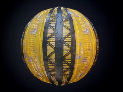 Sci-Fi Military Seamless PBR Texture 47 Texture