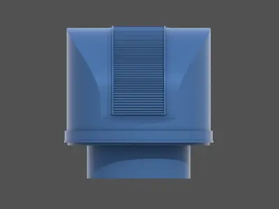 Yamato light control tower 02 - Commercial license - 1-100 scale 3D print model