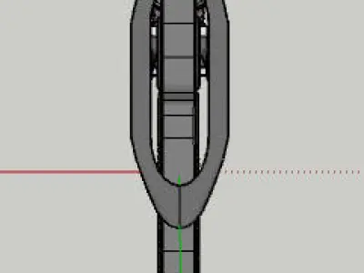 MP-40 machine gun Low-poly 3D model