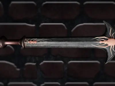 POP02 -Spide Sword - FanModArt Free 3D model